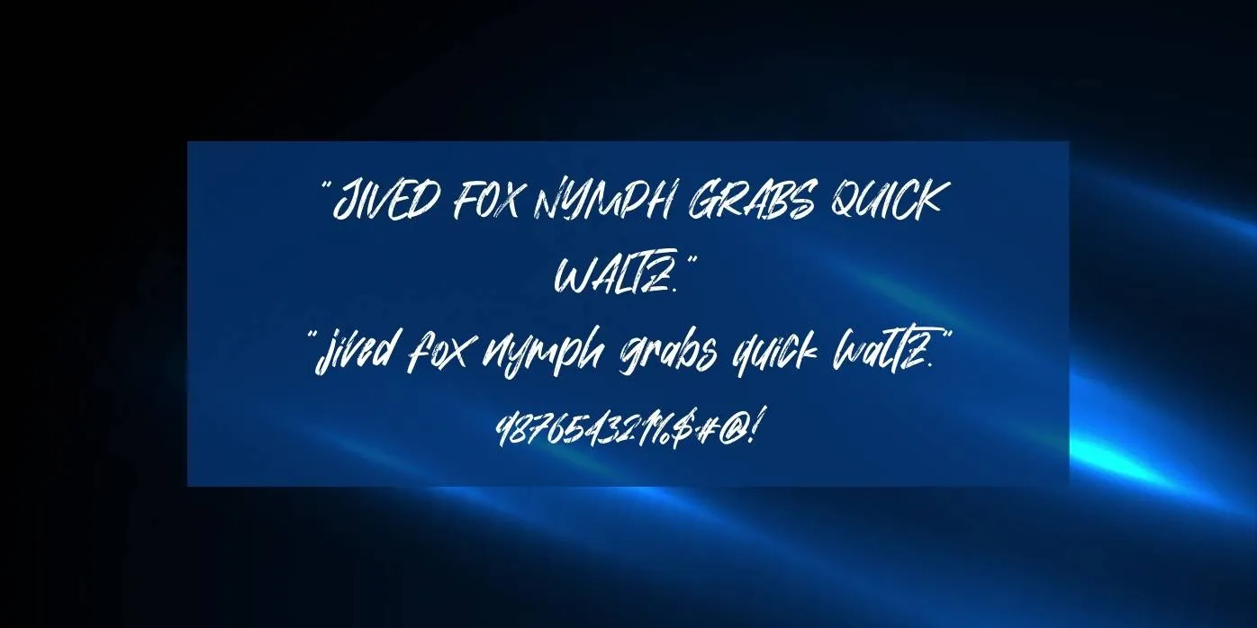 Hiatus Font Preview