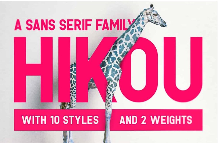 Hikou Font Preview