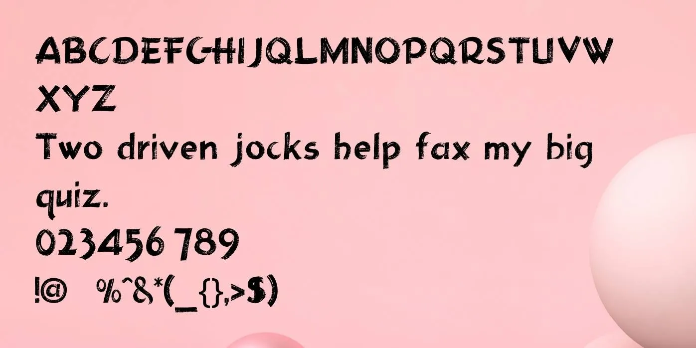 Holmes 207 Font Preview