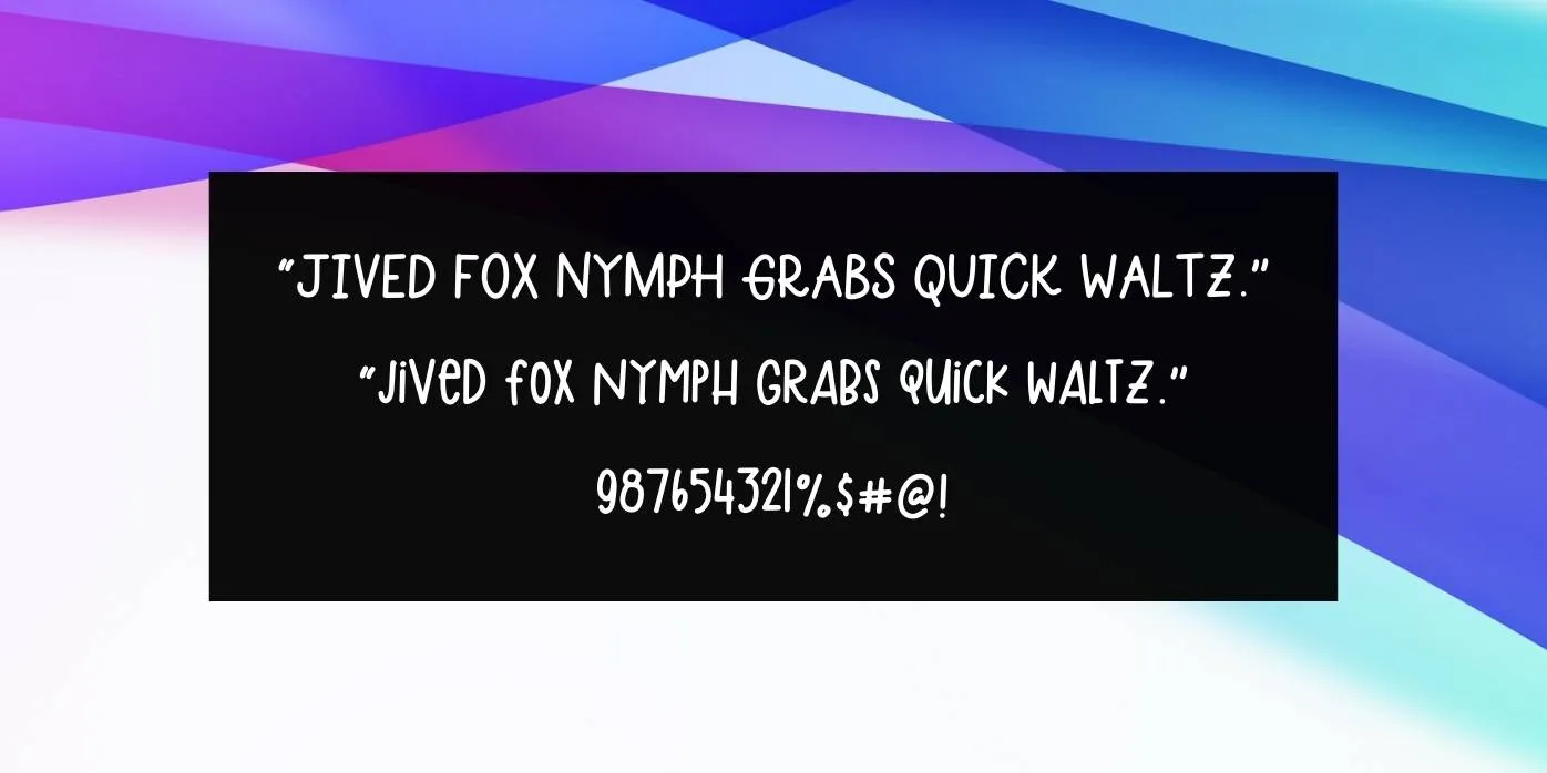 Hungry Fox Font Preview
