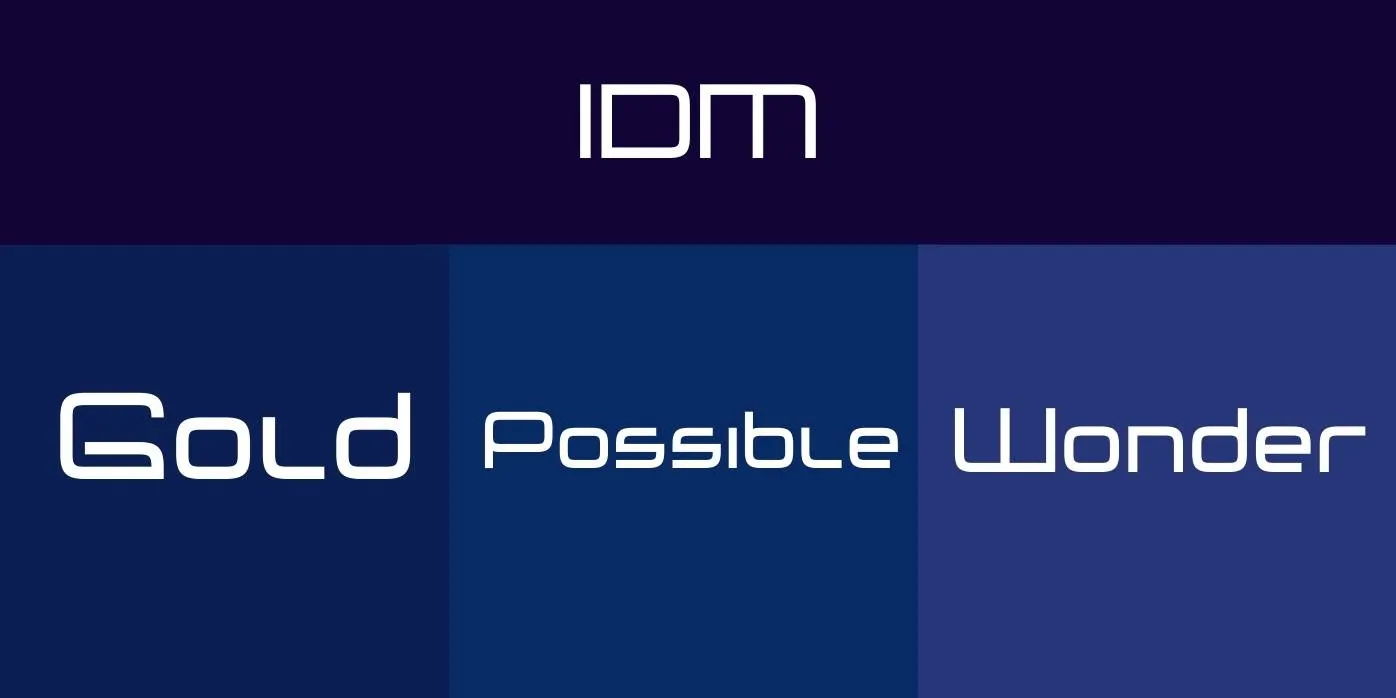 IDM Font Preview