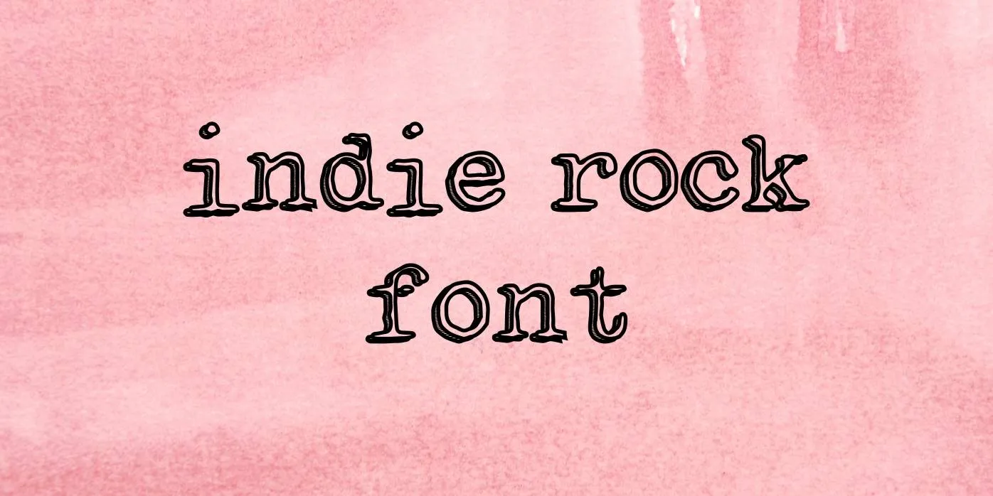 Indie Rock Font