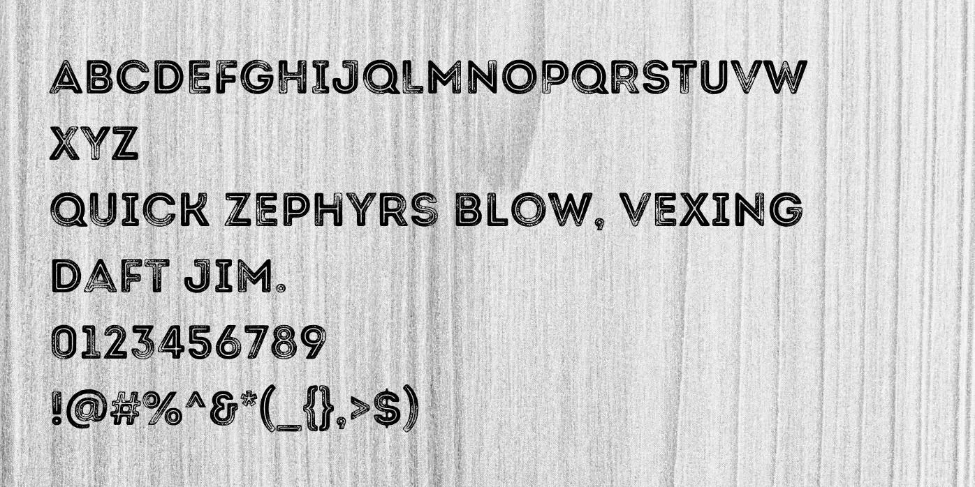 Intro Rust Font Preview