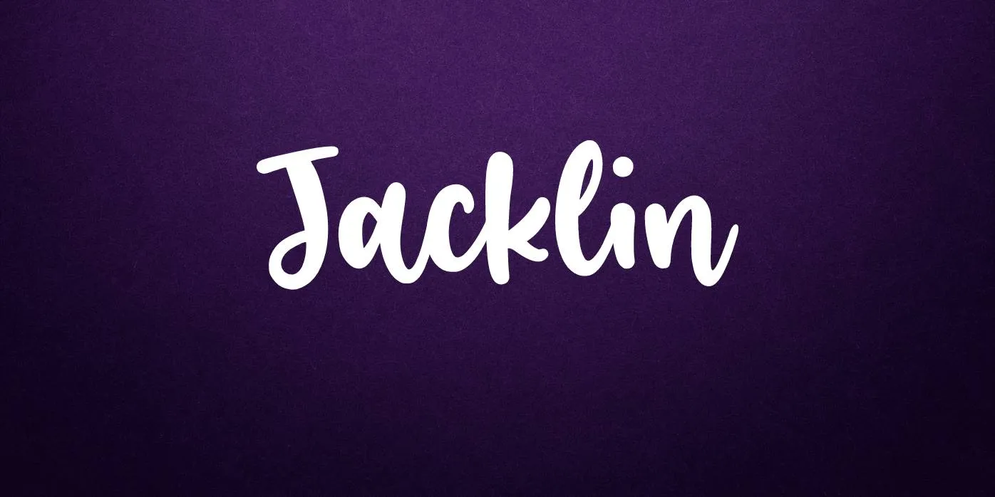 Jacklin Font