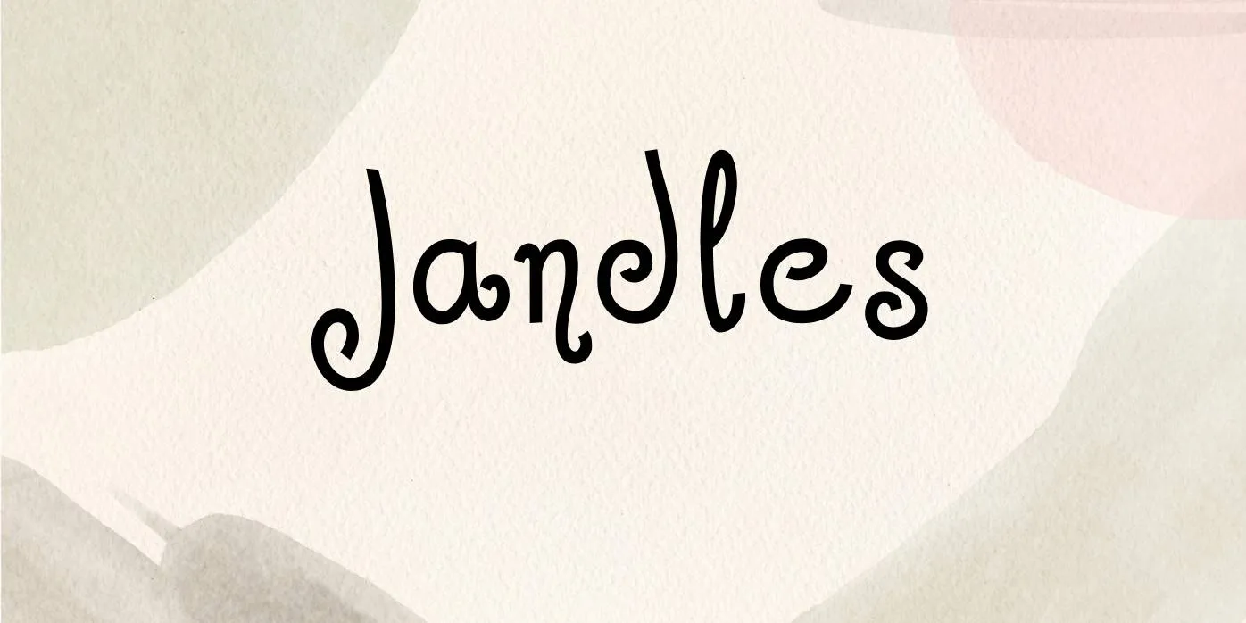 Jandles Font