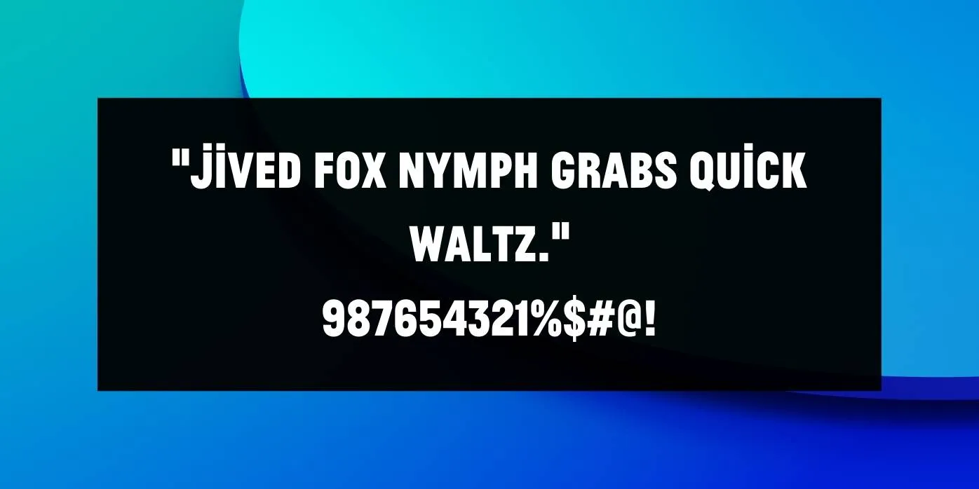 JeanLuc Font Preview