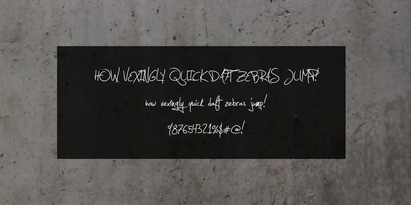 Jellyka Estryas Handwriting Font Preview