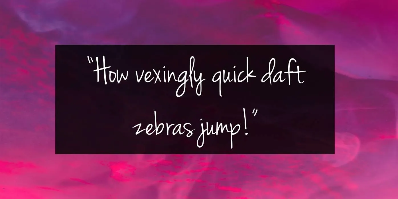 Jenna Sue Font Preview