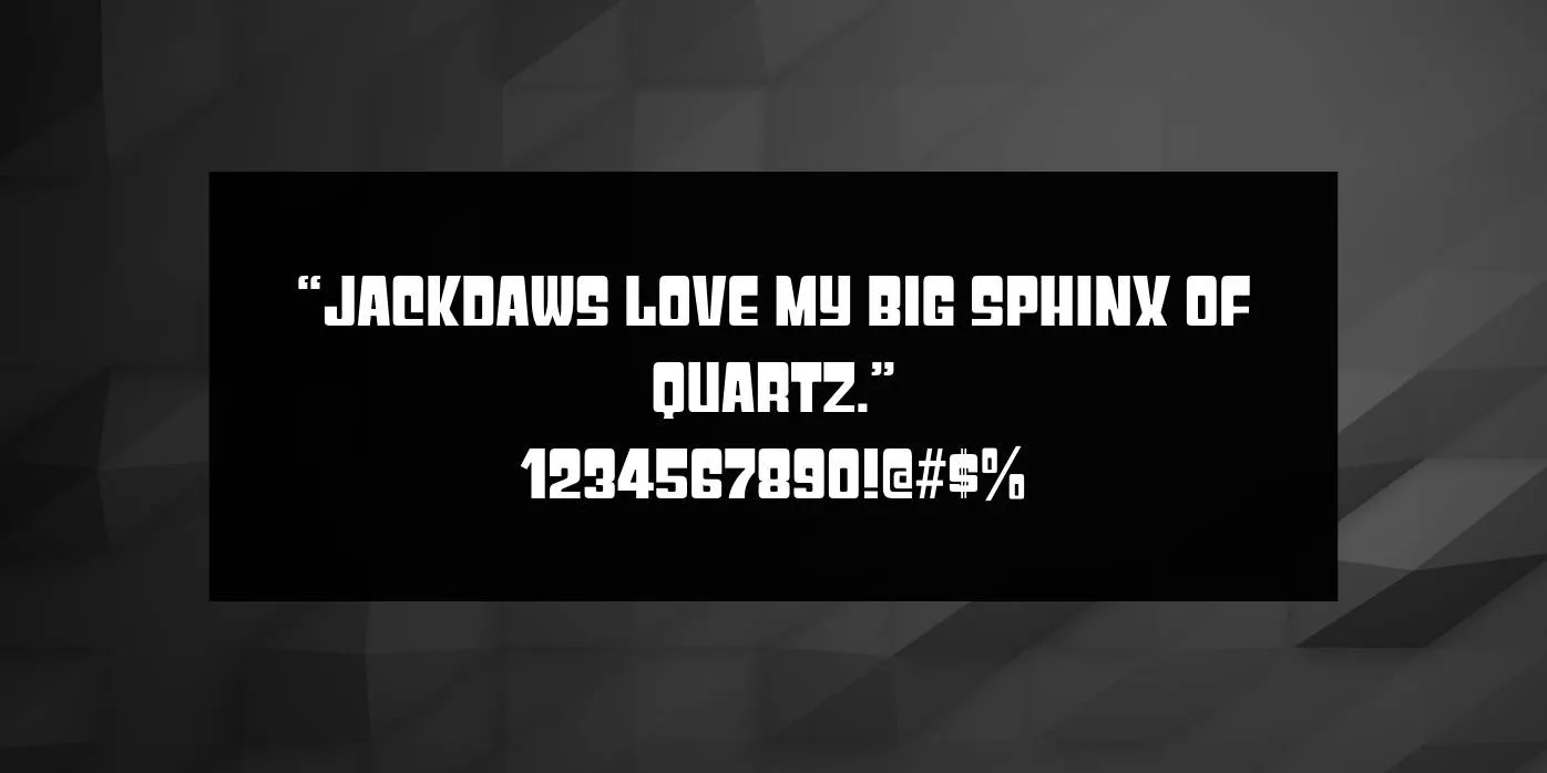 Jeopardy Font Preview