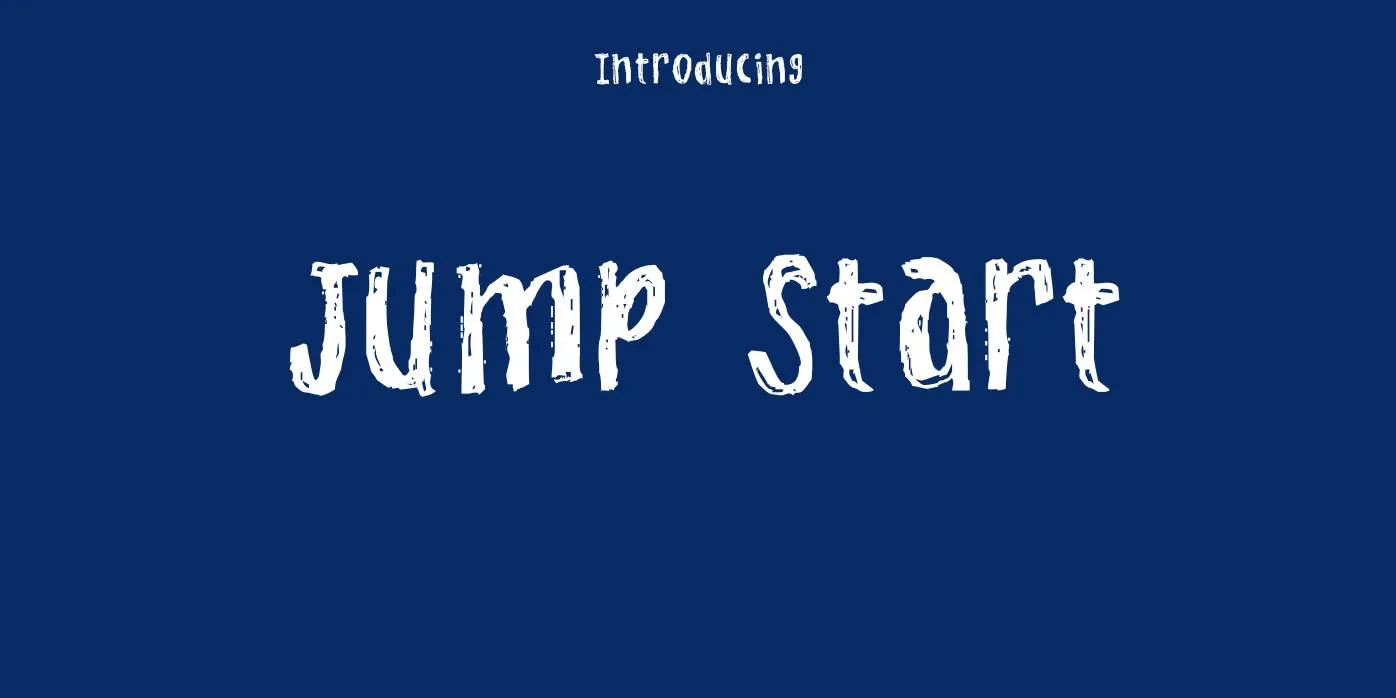 Jump Start Font