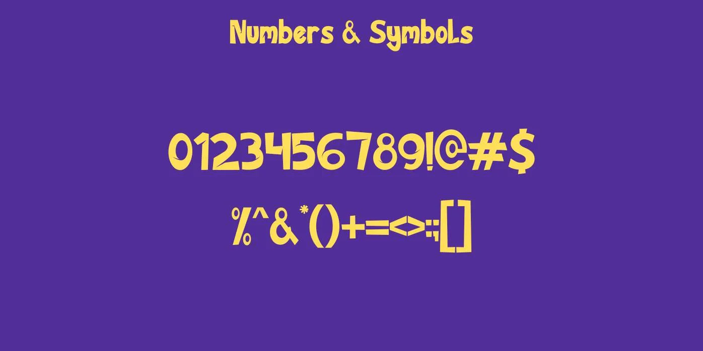 Jungle Zone Font Preview
