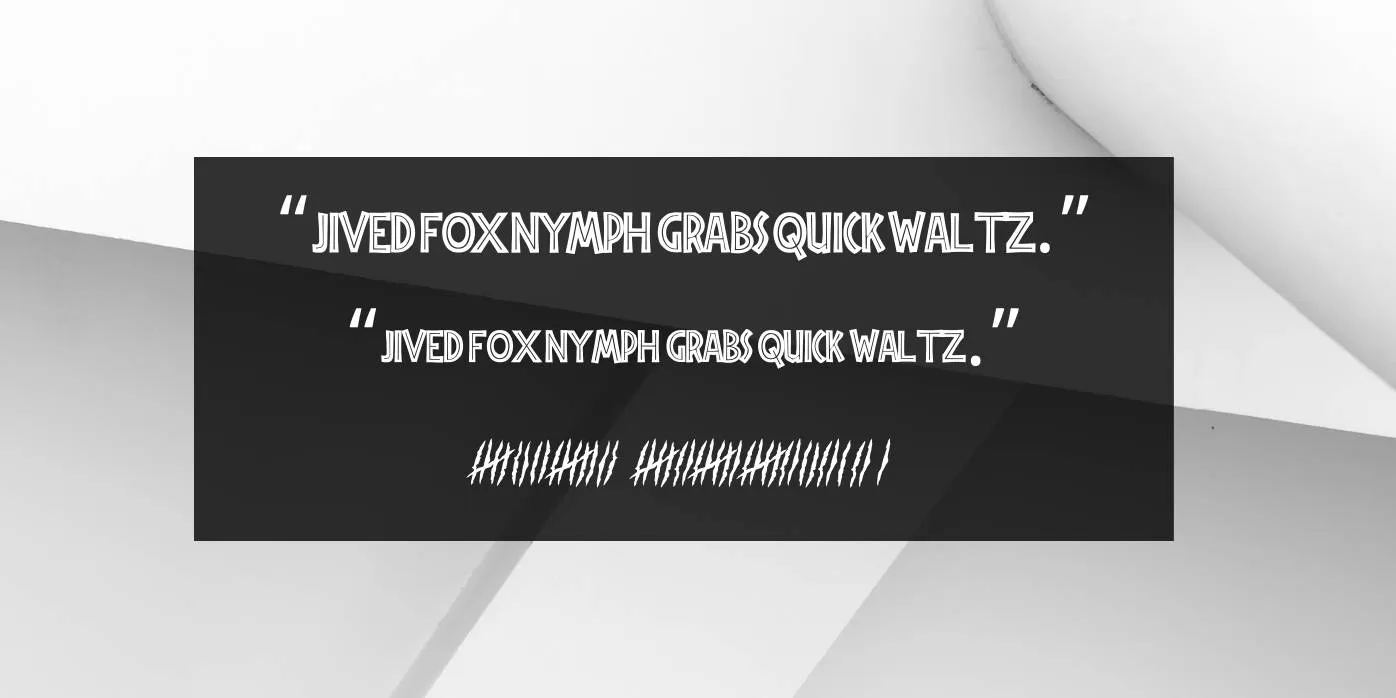 Jurassic Park Font Preview