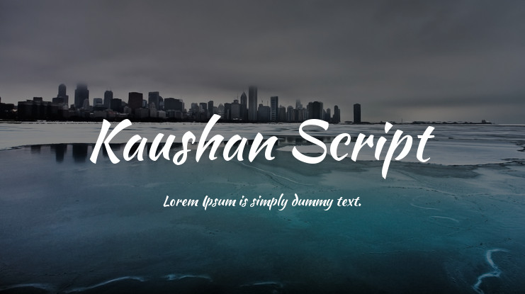 Kaushan Script Font