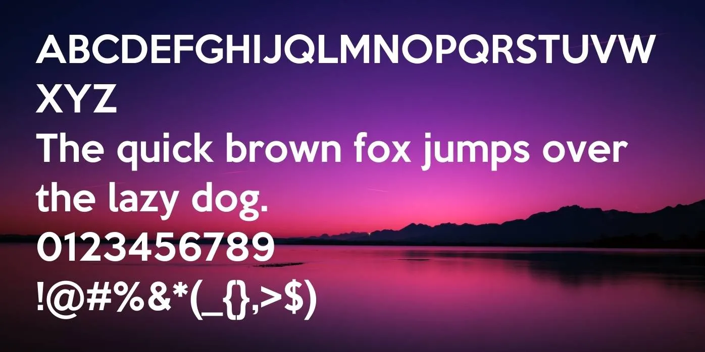 Keep Calm Font Preview