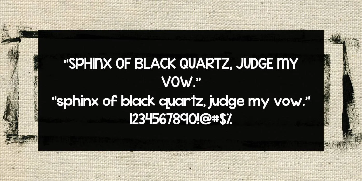KG What the Teacher Wants Font Preview