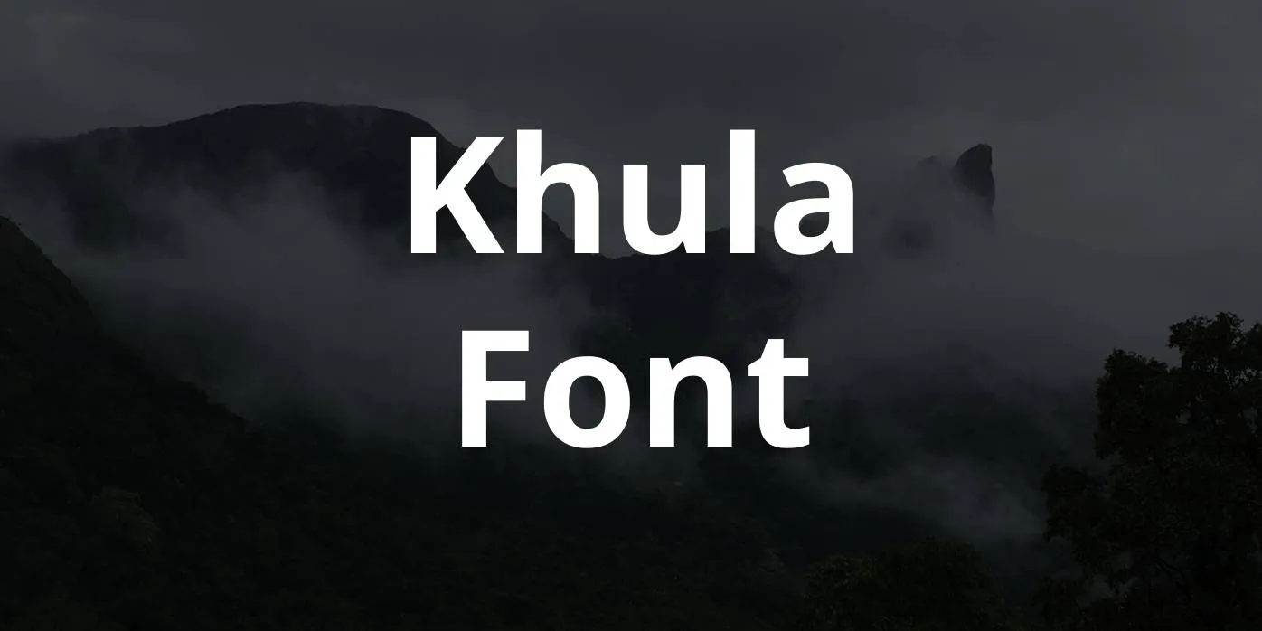 Khula Font