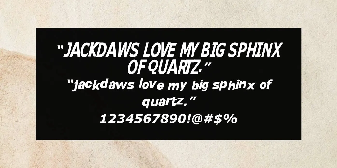 Kit Kat Font Preview