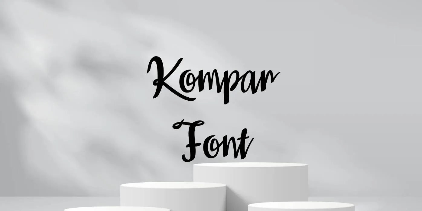 Kompar Font
