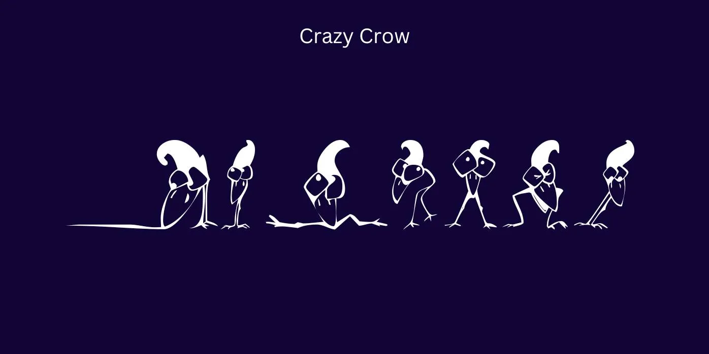 Kr Crazy Crow Font Preview