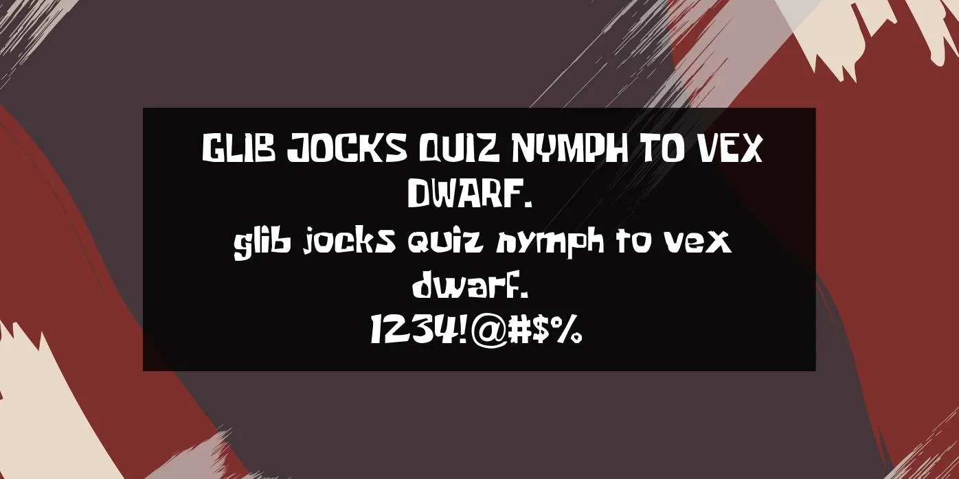Krabby Patty Font Preview