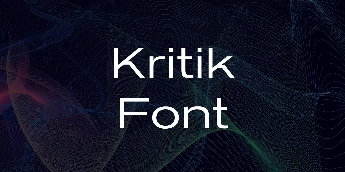 Kritik Font