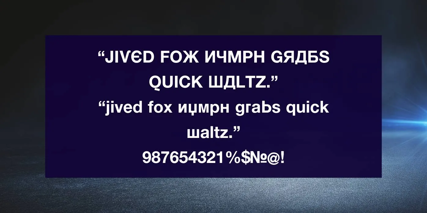Kyrilla Font Preview