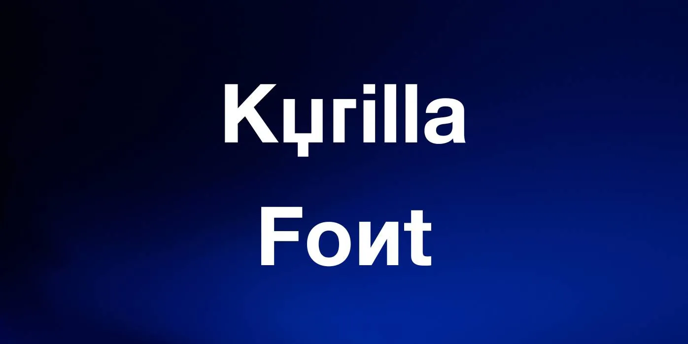 Kyrilla Font