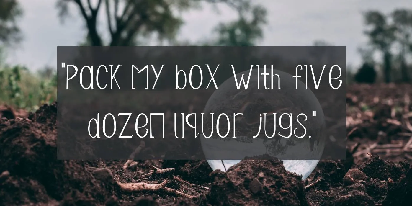Land Font Preview