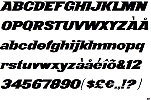 Las Vegas Font Preview
