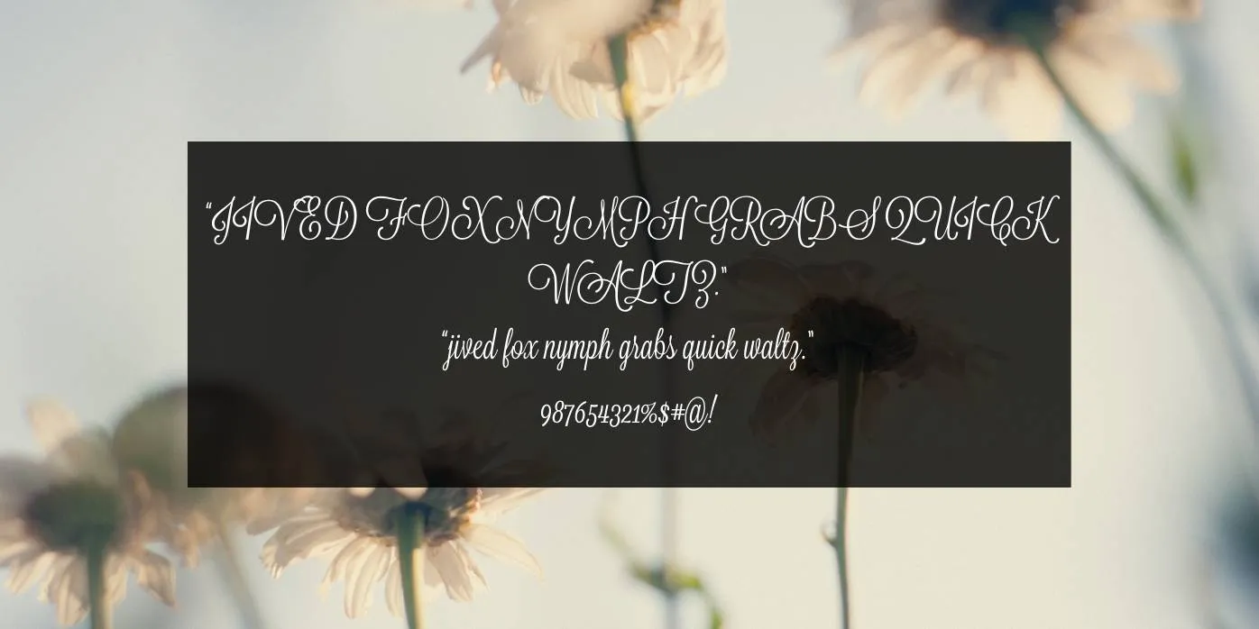 Lavanderia Font Preview