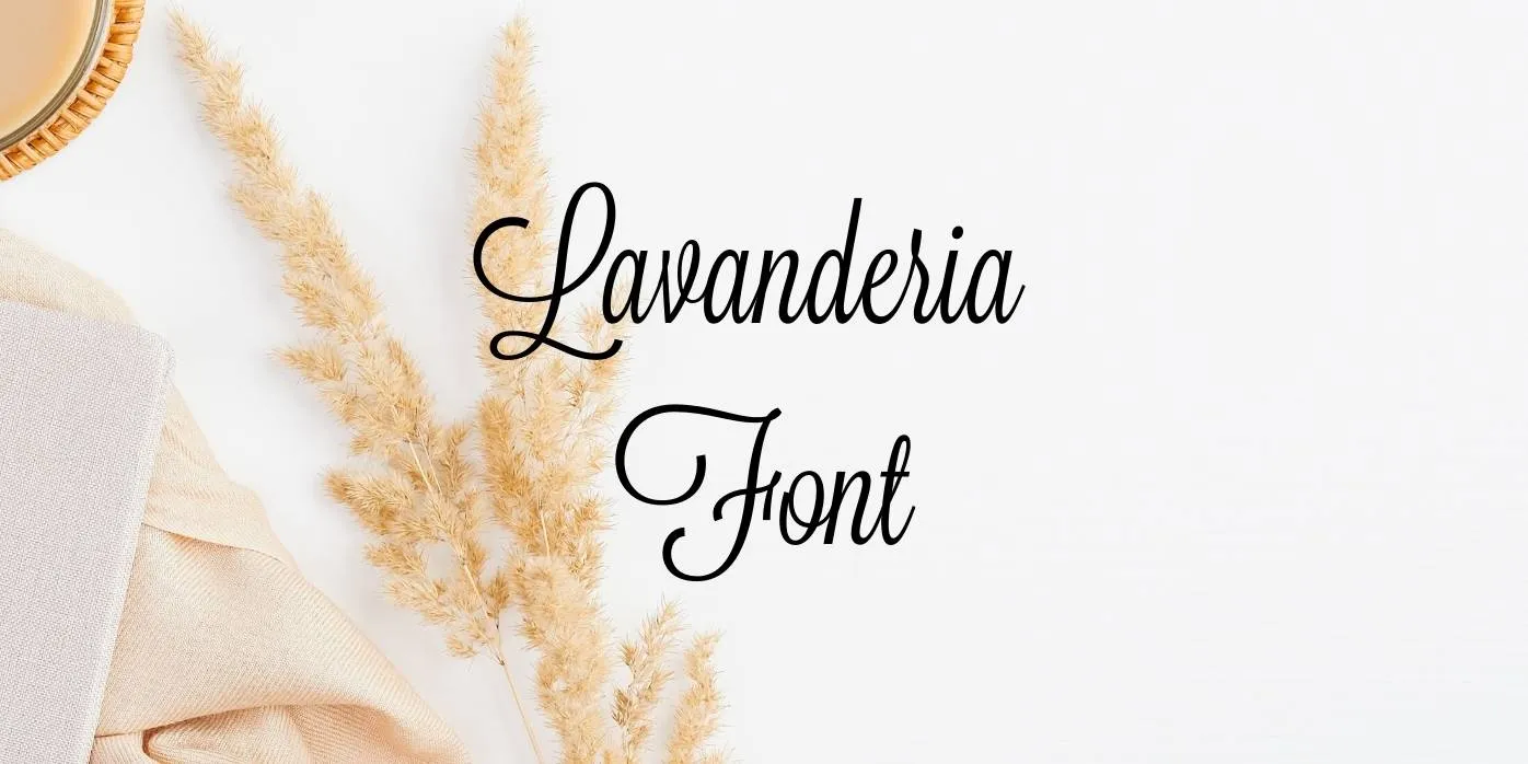Lavanderia Font