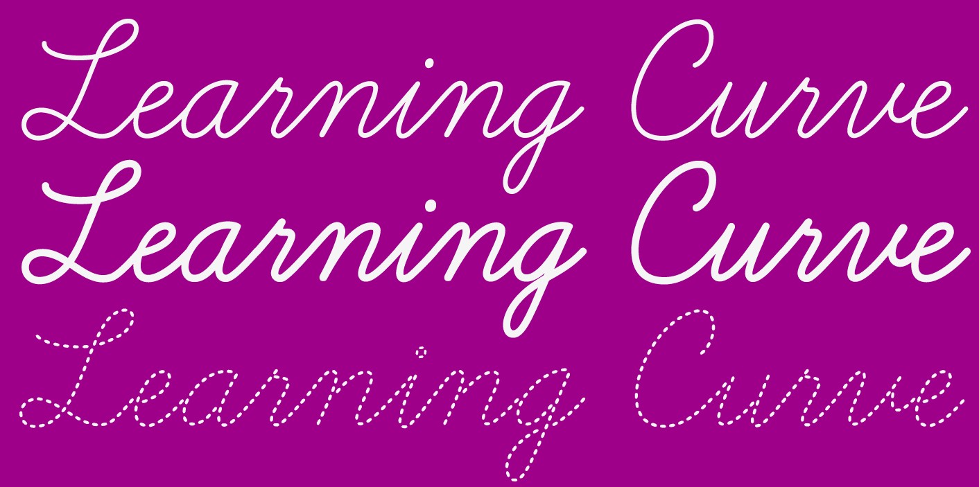 Learning Curve Bv Font Preview