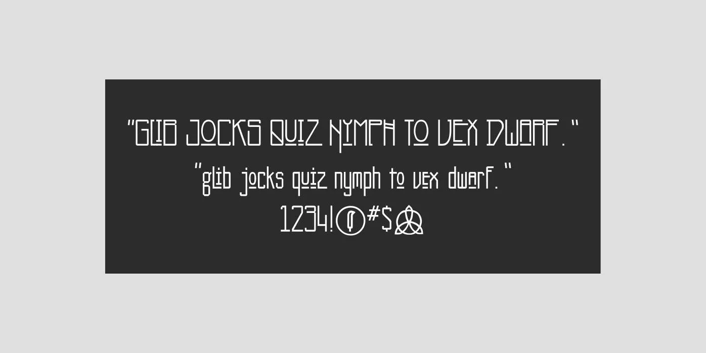 Led Zeppelin Font Preview