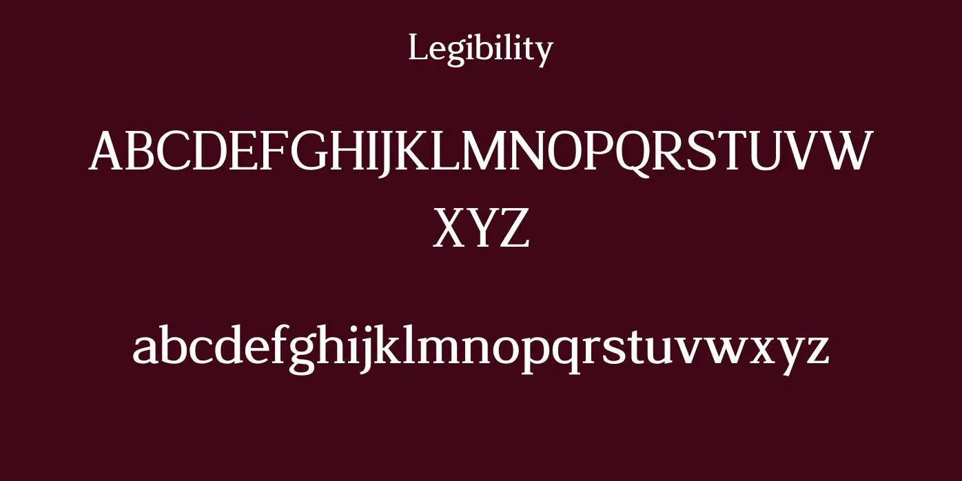 Legibility Font Preview