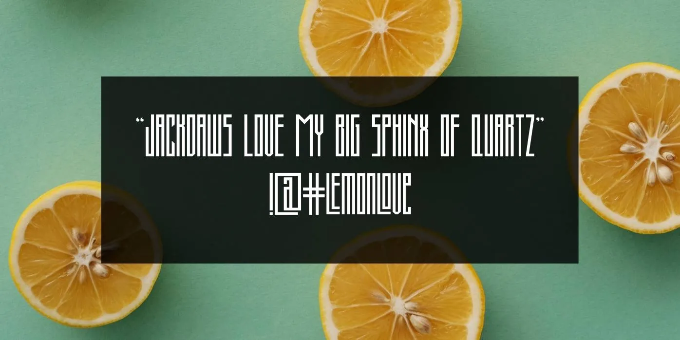 Lemonlove Font Preview