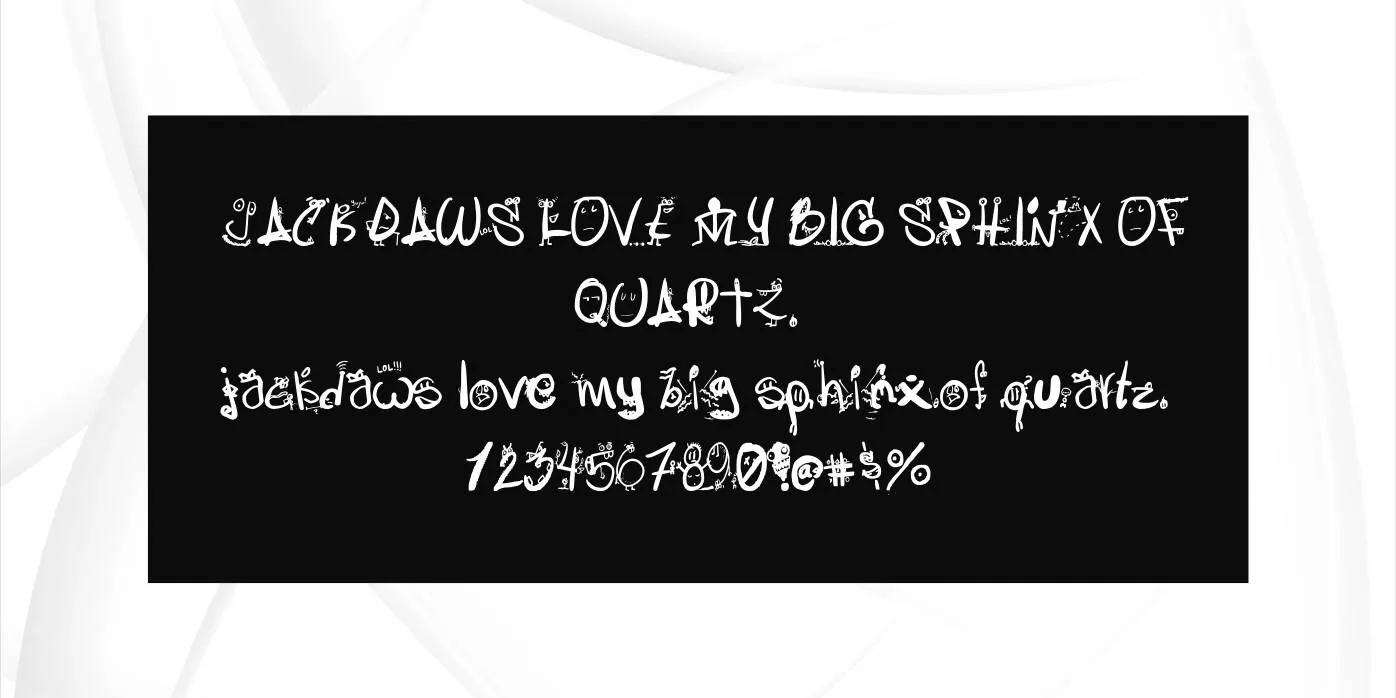 Letras Locas Font Preview