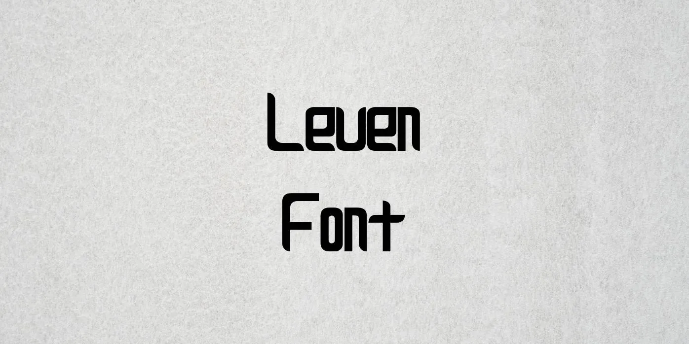 Leven Font