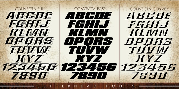 Lhf Convecta Base Font Preview