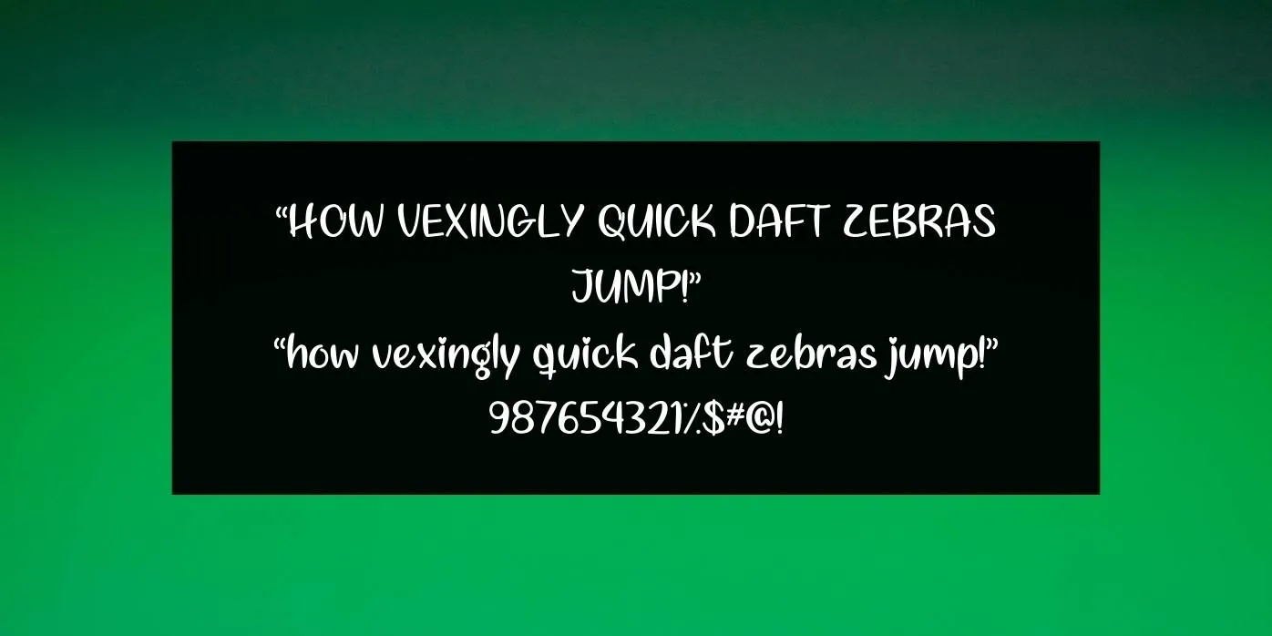 Liebe Finden Font Preview