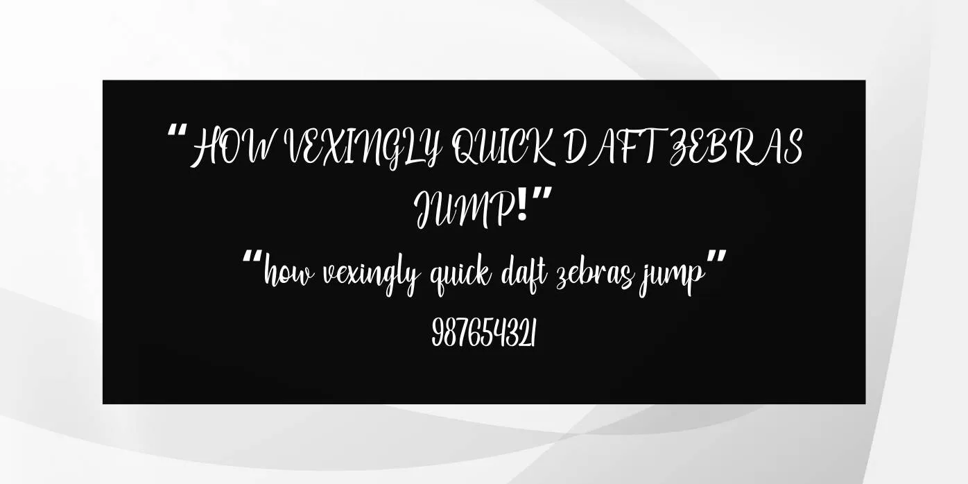 Losteria Font Preview