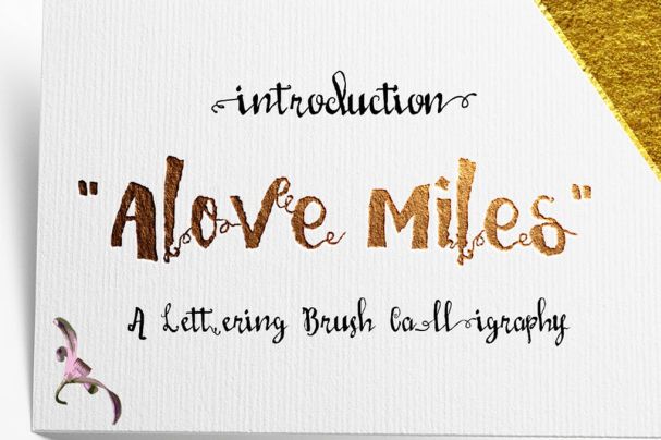 Love Mile Font