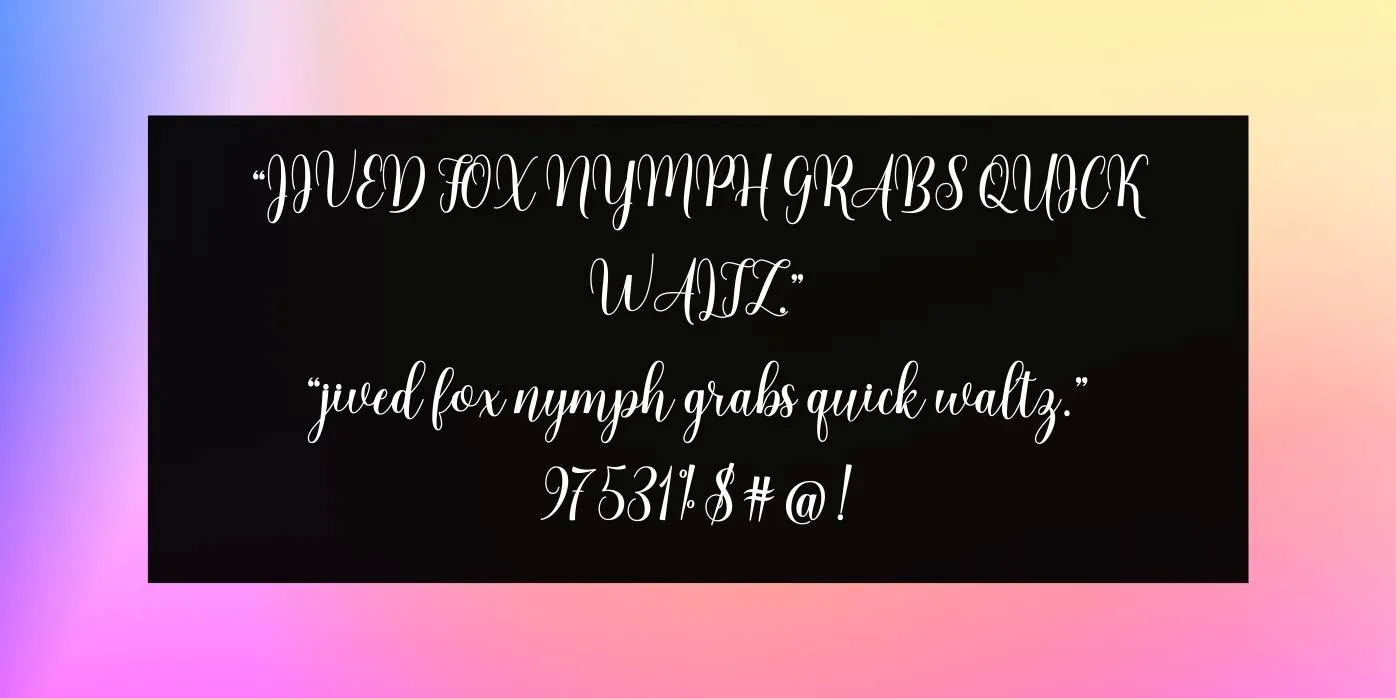 Lovely Heart Font Preview