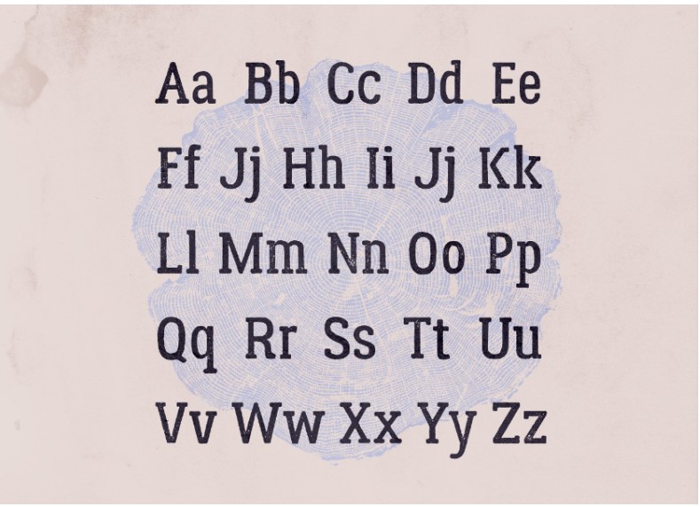 Lumberjack Font Preview