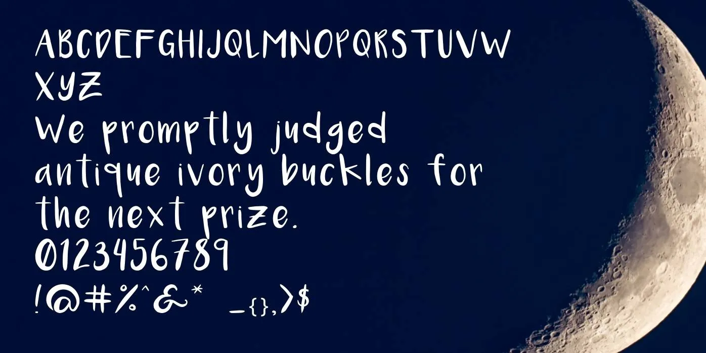 Luna Font Preview