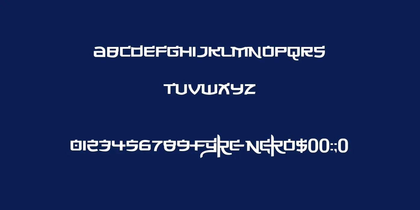 Made in China Font Preview
