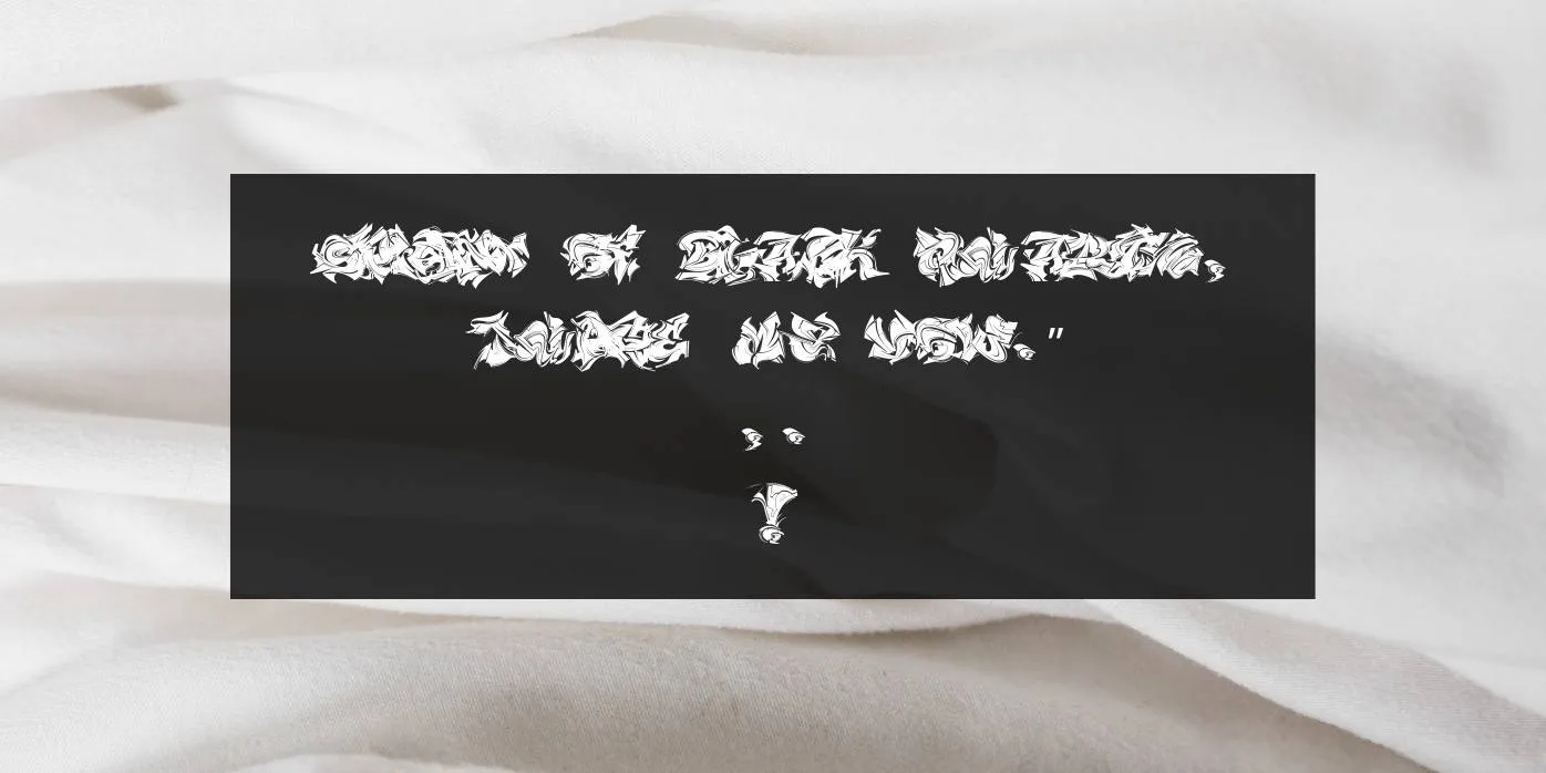 Maelstrom Font Preview