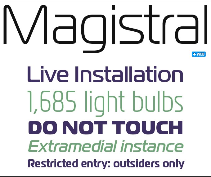 Magistral Font Preview