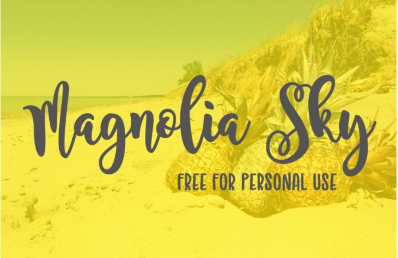 Magnolia Sky Font