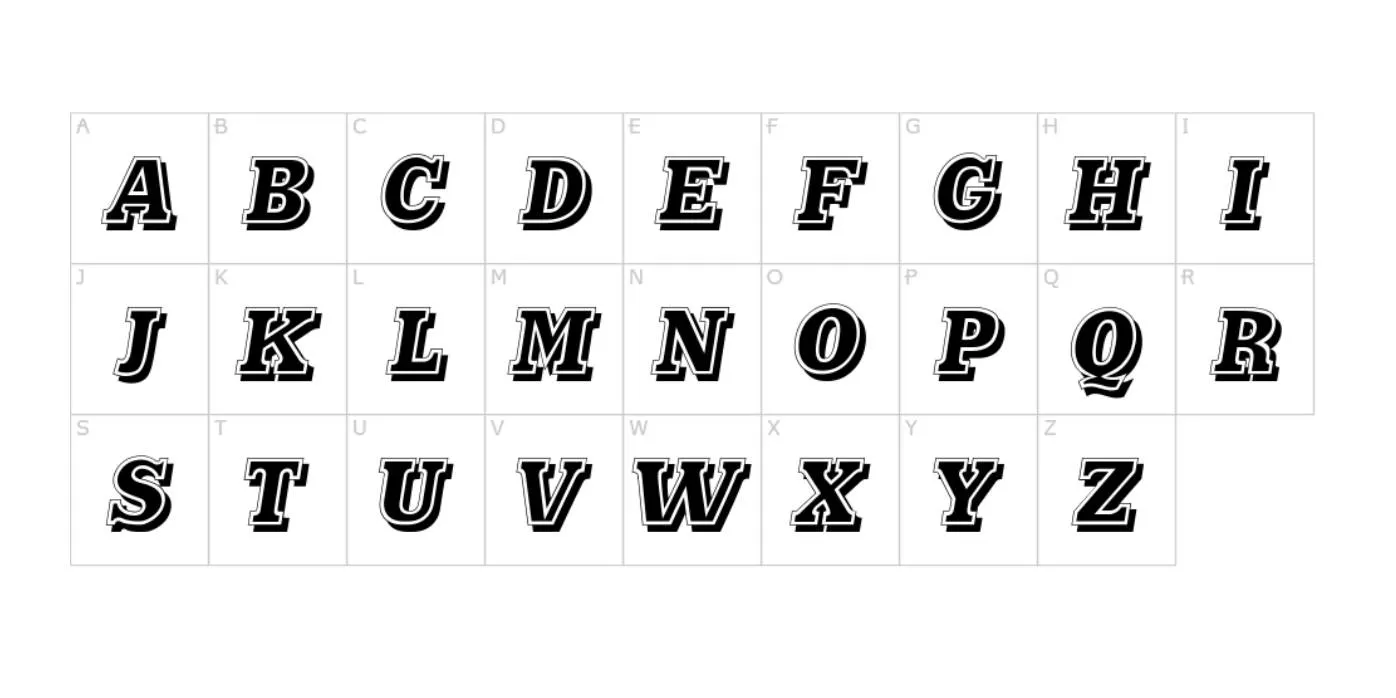 Malizia Font Preview