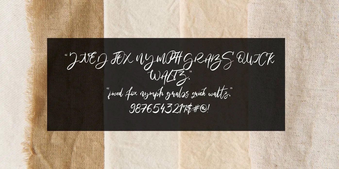 Maria Rose SVG Font Preview
